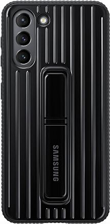 Чехол-накладка Samsung Protective Standing Cover для Galaxy S21, черный (EF-RG991CBEGRU)