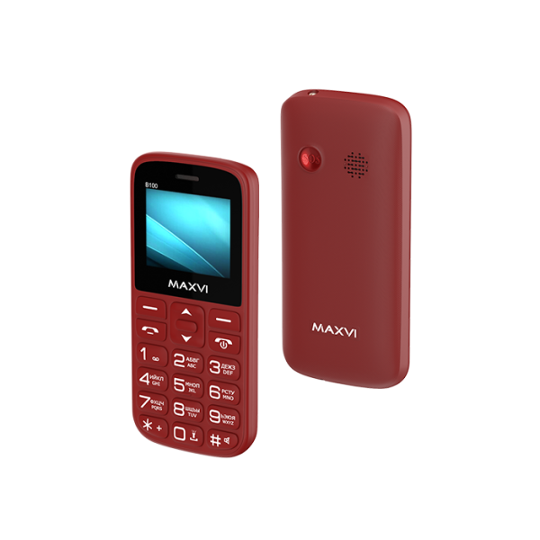 Купить Мобильный телефон Телефон Maxvi B100 wine red