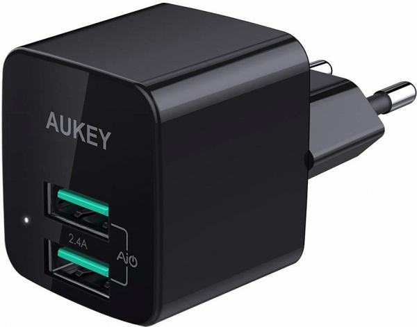 Купить Зарядное устройство AUKEY PA-U32 12W Universal Dual Port AiPower Mini Portable Travel Charger