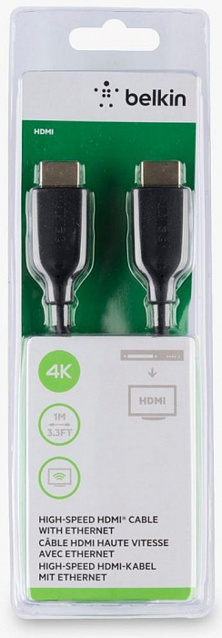 Купить Кабель Belkin High Speed HDMI F3Y021BT1M 1m (Black)
