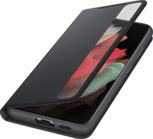 Купить Чехол-книжка Samsung Smart Clear View Cover для Galaxy S21 Ultra, черный (EF-ZG998CBEGRU)