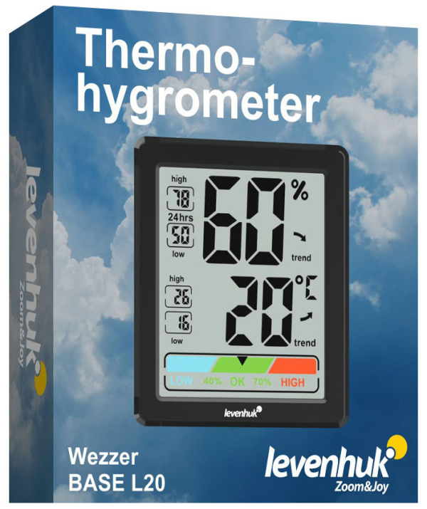 Купить Термогигрометр Levenhuk Wezzer BASE L20