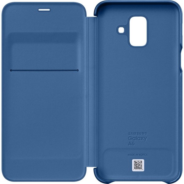 Купить Чехол Samsung EF-WA600CLEGRU Flip Wallet для Galaxy A6 (2018) синий