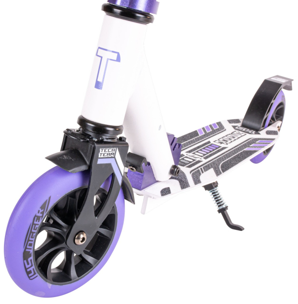 Купить Самокат Tech Team Jogger 145 (2022) белый-фиолетовый