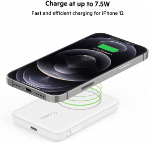 Купить Внешний аккумулятор Belkin Magnetic Wireless 2500mAh (BPD002btWH) для iPhone 12 (White) 1194232