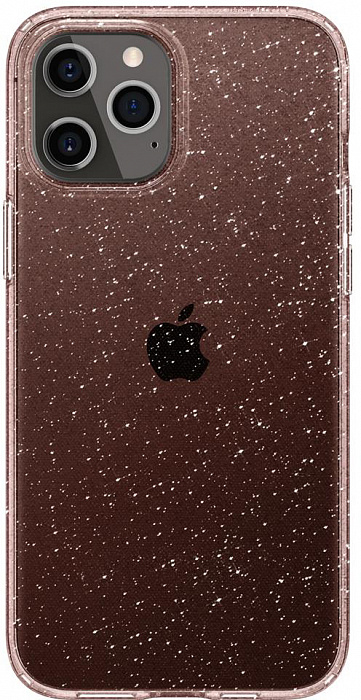 Купить Чехол Spigen Liquid Crystal Glitter (ACS01699) для iPhone 12/iPhone 12 Pro (Rose Quartz)