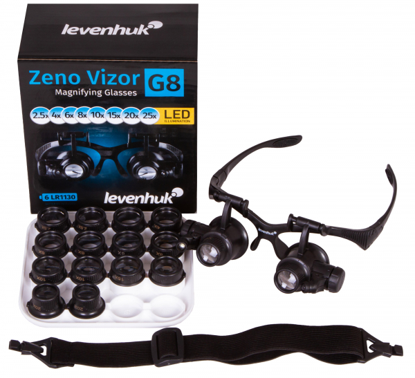 Купить Лупа-очки Levenhuk Zeno Vizor G8