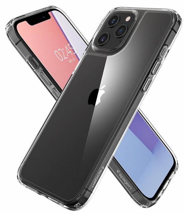 Купить Чехол Spigen Quartz Hybrid (ACS01621) для iPhone 12 Pro Max (Clear)(1162432)