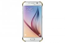 Купить Защитная панель Samsung EF-QG920BFEGRU Clear Cover для Galaxy S6 золотистый/прозрачный