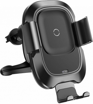 Автодержатель Автомобильный сенсорный держатель Baseus Smart Vehicle Bracket Wireless Charger (WXZN-01) для смартфона (Black)