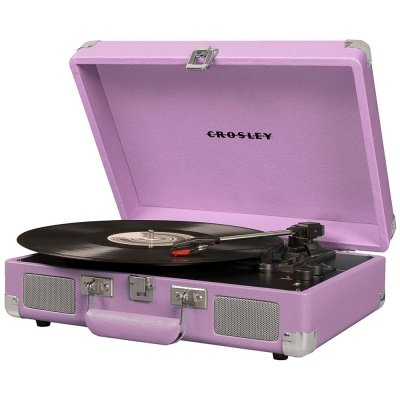 Купить Виниловый проигрыватель CROSLEY CRUISER DELUXE Lavender c Bluetooth (CRL8005D-LA)
