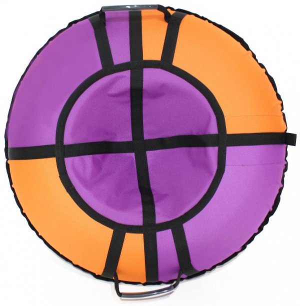 Купить Тюбинг Hubster Хайп фиолетовый-оранжевый 110см
