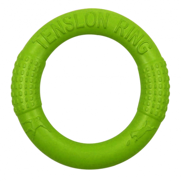 Купить Игрушка для собак кольцо резиновое 28 см зеленый Petsy