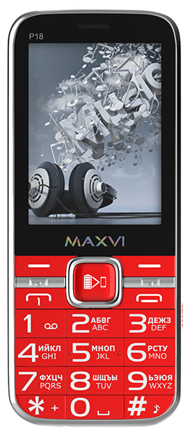 Купить Мобильный телефон Maxvi P18 red