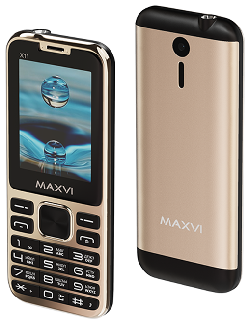 Купить Мобильный телефон Maxvi X11 Metallick Gold