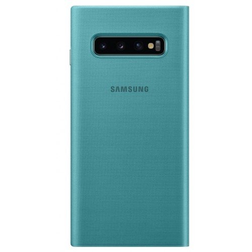Купить Чехол Samsung EF-NG973PGEGRU Led View для Galaxy S10 зеленый