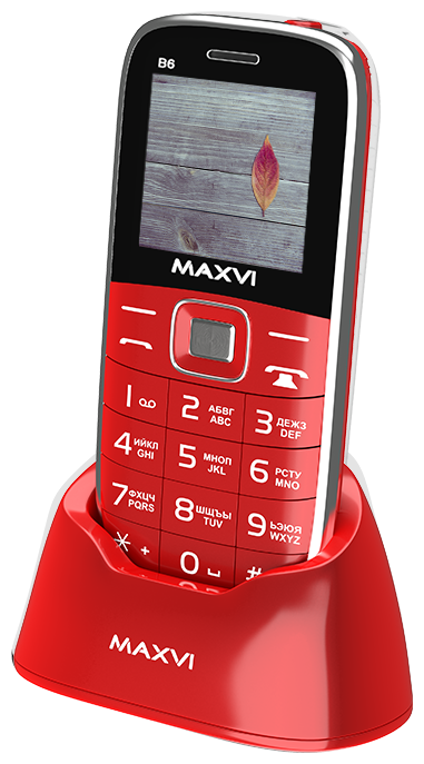 Купить Мобильный телефон Maxvi B6 Red