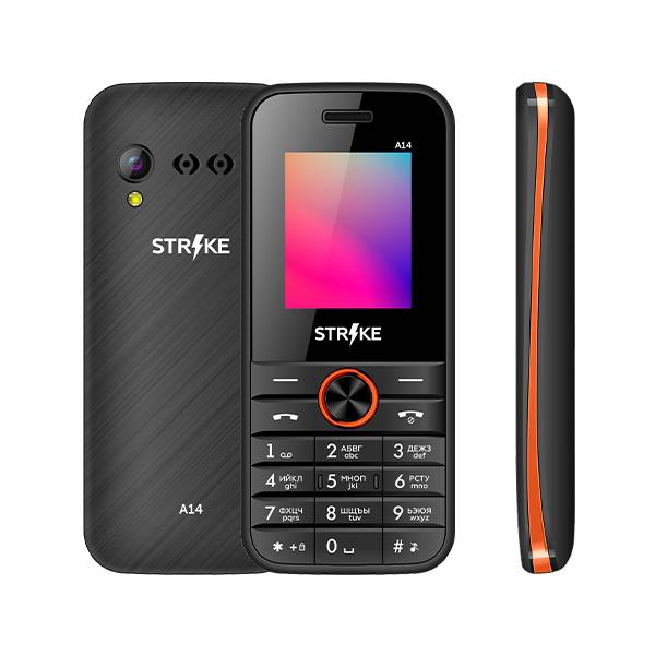 Купить Мобильный телефон Strike A14 Black-Orange
