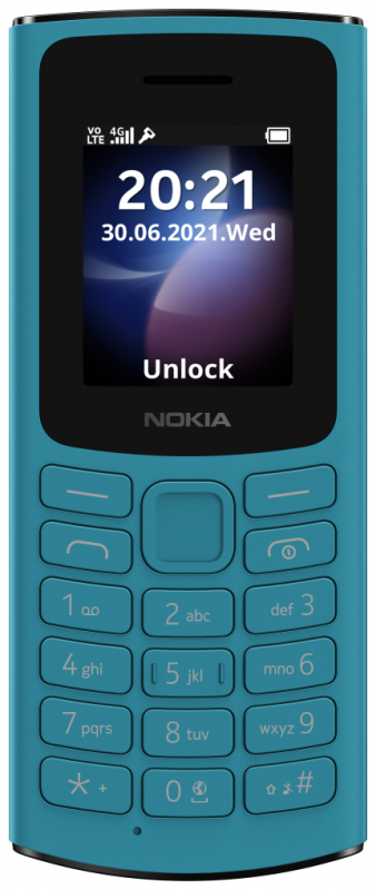 Купить Мобильный телефон Телефон Nokia 105 4G DS (2021), синий