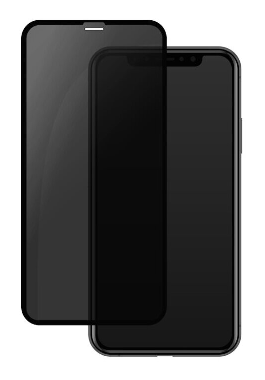 Купить Защитное стекло PERO Full Glue Privacy для iPhone XR/11, черное