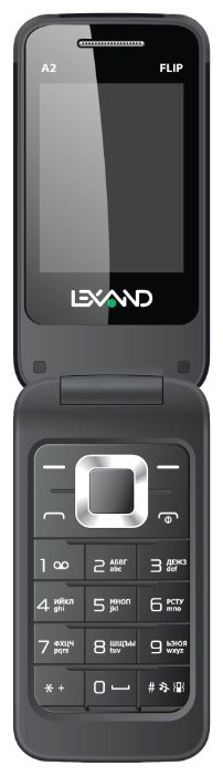 Купить Мобильный телефон LEXAND A2 Flip Black