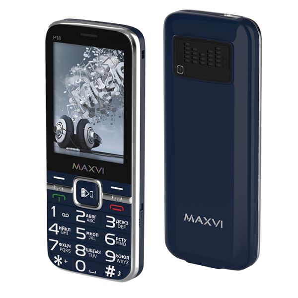 Телефон MAXVI P18 blue