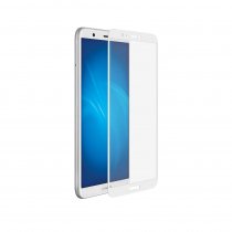 Купить Защитное стекло DF с цветной рамкой (fullscreen) для Huawei Honor P Smart hwColor-37 (white)
