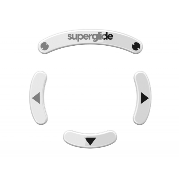 Купить Стеклянные глайды (ножки) для мыши Superglide для Logitech GPro Wireless (White)