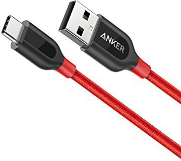 Купить Кабель Anker PowerLine+ USB-C to USB-A 3.0 3ft UN Red with Pouch with Offline Packaging V3