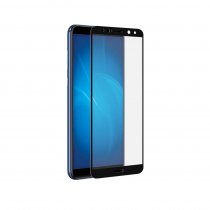 Купить Закаленное стекло с цветной рамкой (fullscreen) Закаленное стекло DF с цветной рамкой (fullscreen) для Huawei Mate 10 Lite/Nova2i hwColor-23 (black)
