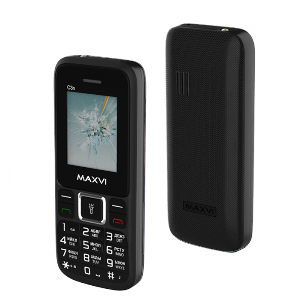 Мобильный телефон Телефон MAXVI C3n black