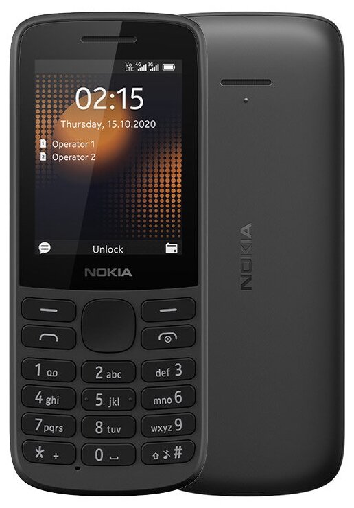 Купить Мобильный телефон Телефон Nokia 215 4G Dual Sim Black