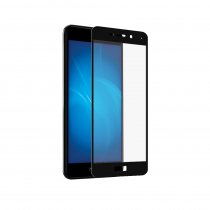 Купить Защитное стекло DF с цветной рамкой (fullscreen) для Huawei Honor 6C Pro hwColor-22 (black)