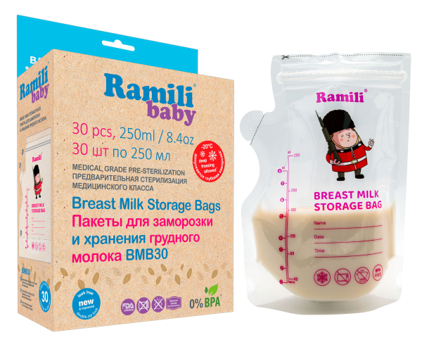 Купить Пакеты для грудного молока Ramili Baby BMB30