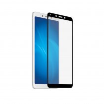 Купить Защитное стекло Закаленное стекло DF с цветной рамкой (fullscreen) для Xiaomi Redmi 6A/6 xiColor-34 (black)