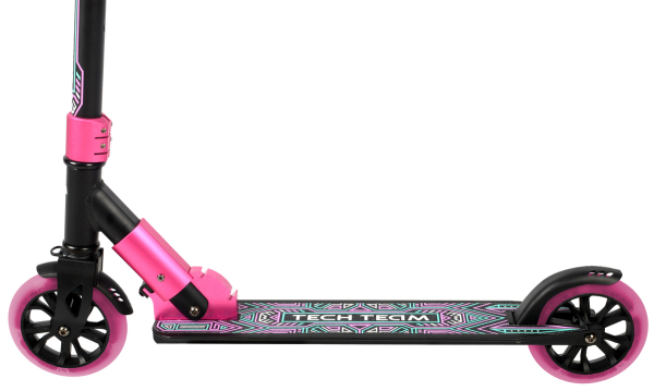 Купить Самокат TechTeam 145R Lux Comfort (2022) черный-розовый