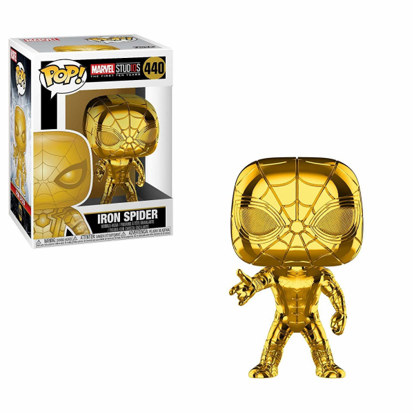 Купить Фигурка Funko POP! Bobble: Marvel: MS 10: Iron Spider (Chrome) 38482 (Fun1944)