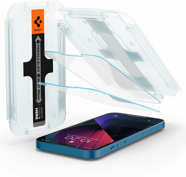 Купить Защитное стекло Spigen Glas.tR EZ Fit Slim 2 Pack (AGL03396) для iPhone 13 mini (Clear)