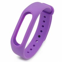Купить Ремешок силиконовый для фитнес трекера Xiaomi Mi Band 2 фиолетовый