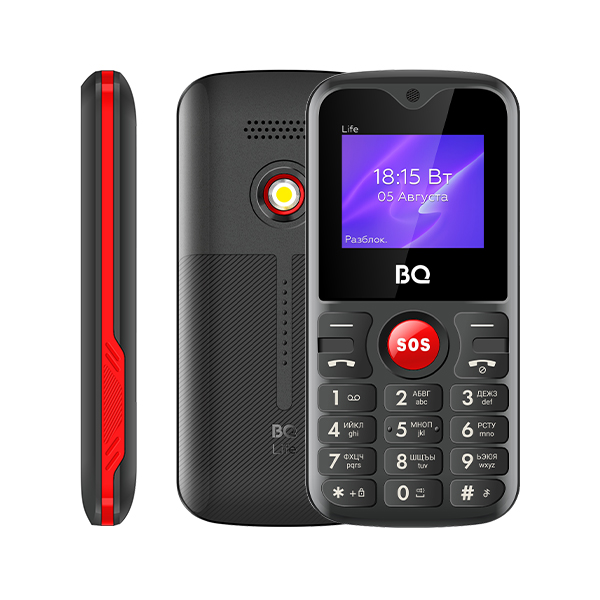 Купить Мобильный телефон BQ 1853 Life Black+Red