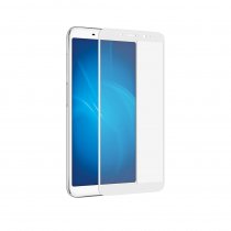 Купить Защитное стекло Закаленное стекло DF с цветной рамкой (fullscreen) для Meizu M6s mzColor-19 (white)