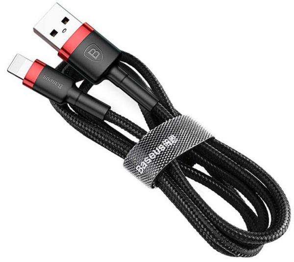 Кабель Baseus Cafule (CALKLF-C19) USB/Lightning 2m (Red/Black) 1039033