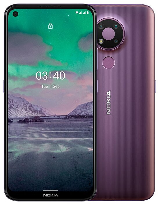 Купить Смартфон Nokia 3.4 3/64GB Dual sim Purple