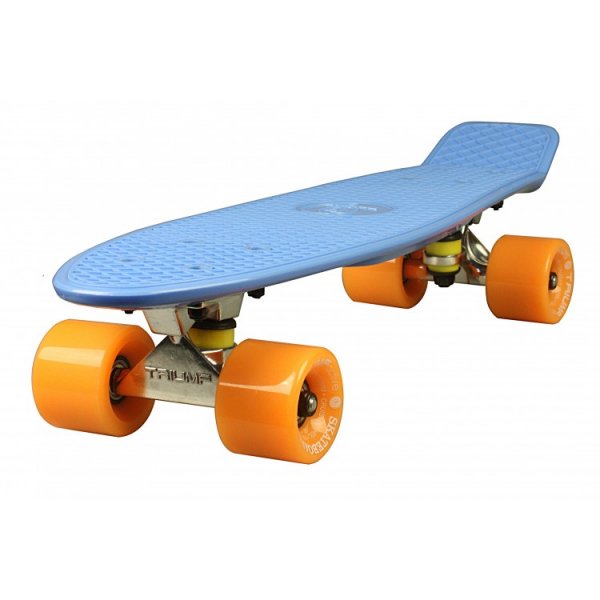 Купить Скейтборд Triumf Active 22" TLS-401 синий с оранжевыми колесами