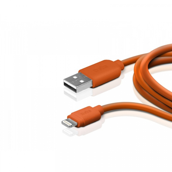 Купить Зарядный кабель Ligthning to USB 2.0, 1м orange