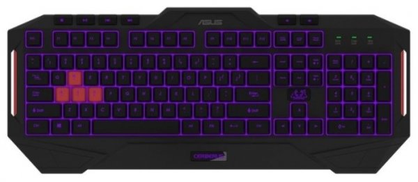 Купить Клавиатура ASUS Cerberus MKII Keyboard Black USB 90YH0131-B2RA00