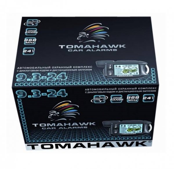 Купить Автосигнализация TOMAHAWK 9.3-24 с автозапуском