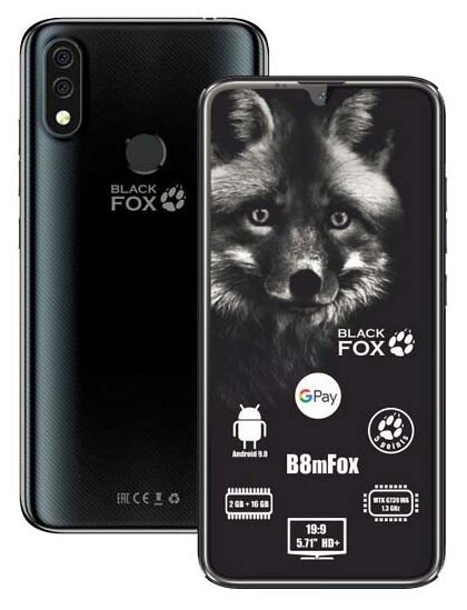 Купить Смартфон Black Fox B8m Fox NFC 16Gb Black
