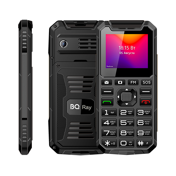 Купить Мобильный телефон BQ 2004 Ray Grey+Black