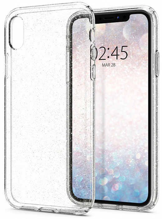 Купить Чехол Spigen Liquid Crystal Glitter (064CS24867) для iPhone XR (Crystal Quartz)